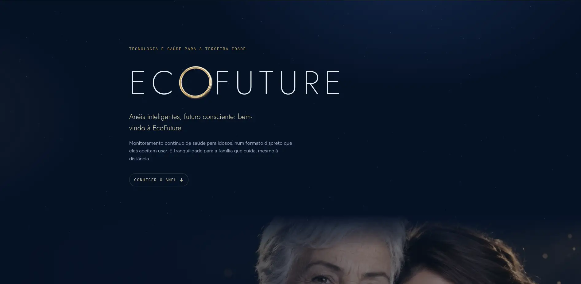 Site EcoFuture no computador